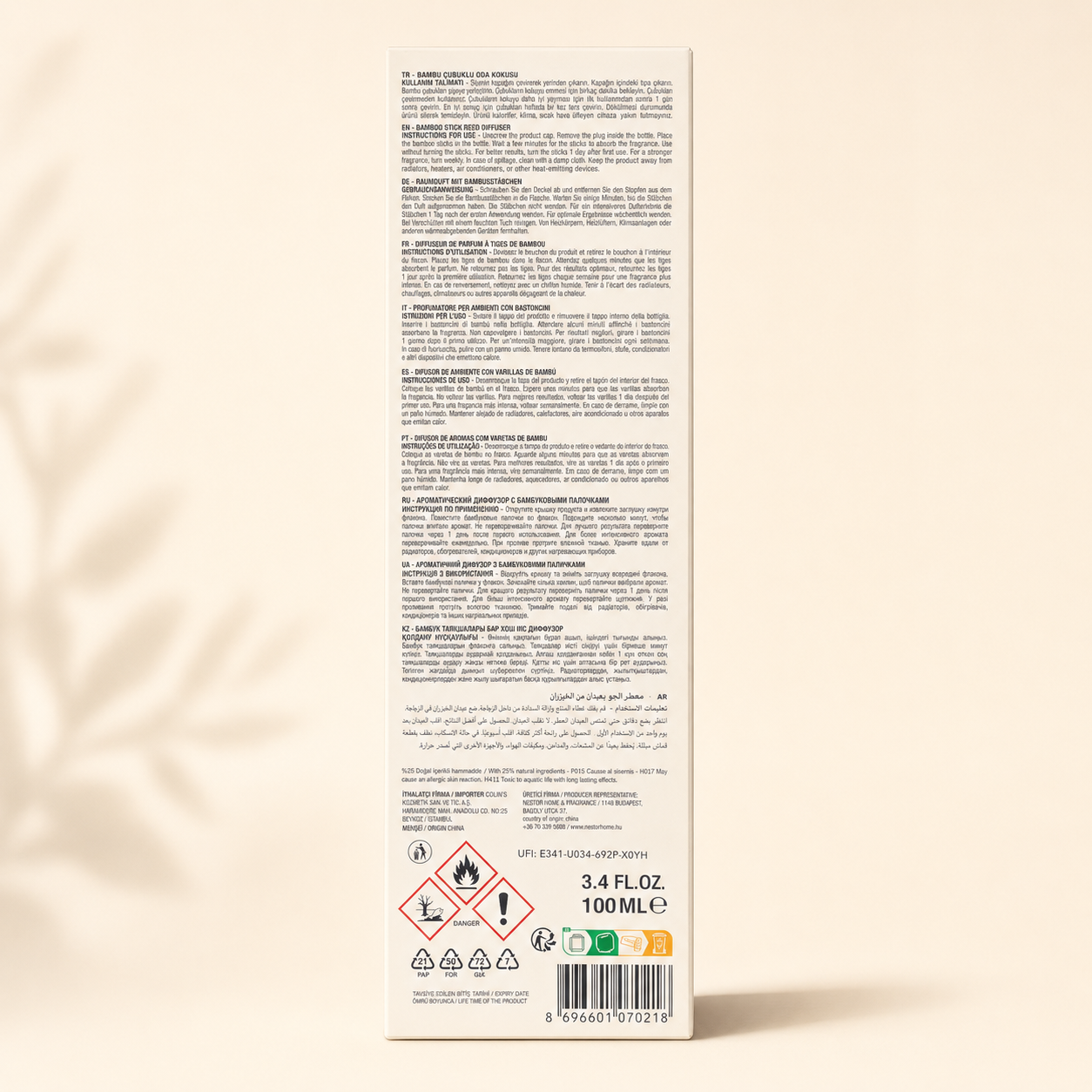 ALYA Nature's Scents Spa Reed Diffuser – 100 mL