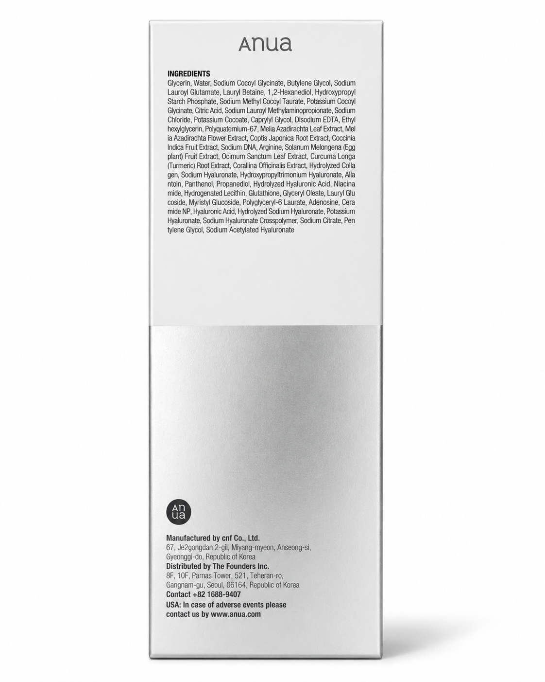 Anua PDRN Hyaluronic Acid Moisturizing Cleansing Foam – 150 mL