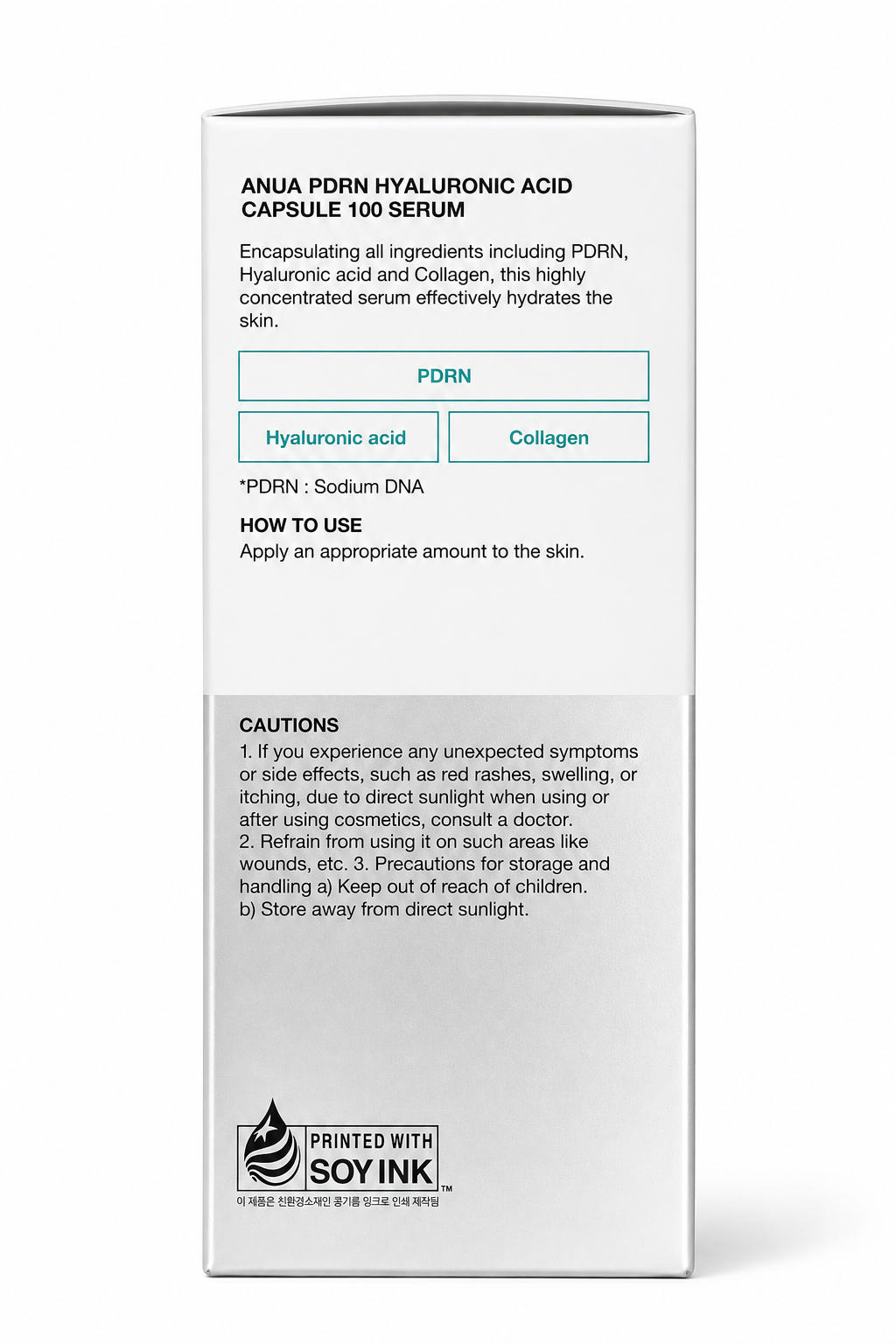 Anua PDRN Hyaluronic Acid Capsule 100 Serum – 30 mL
