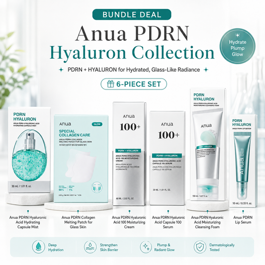 Anua PDRN Hyaluron Complete Skincare Bundle – 6-Piece Set