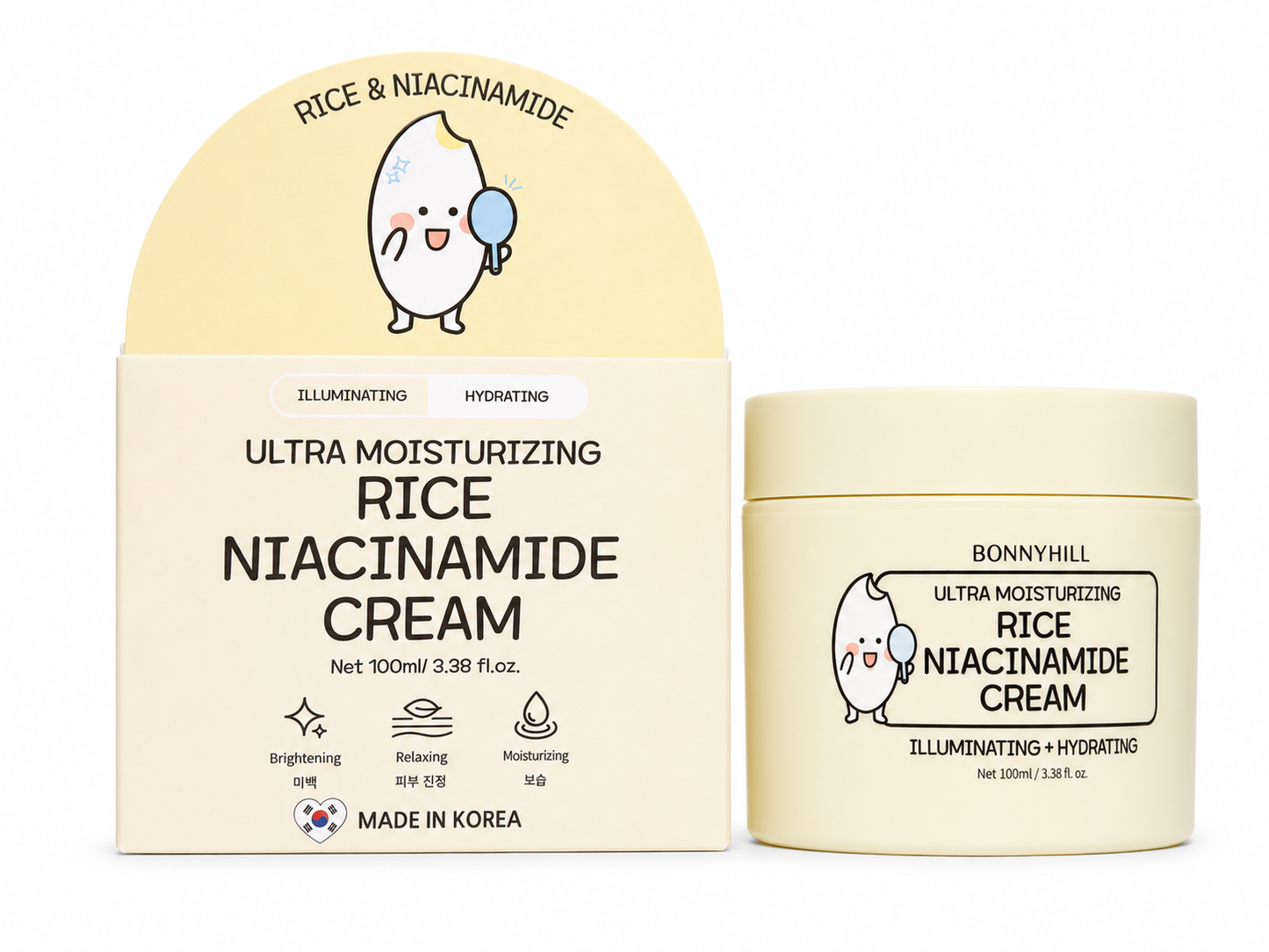 BONNYHILL Ultra Moisturizing Rice Niacinamide Cream - 100ml